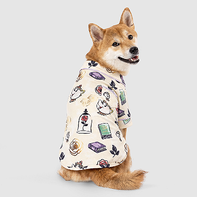 Pijama para Cachorros A Bela e a Fera