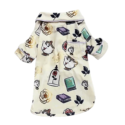 Pijama para Cachorros A Bela e a Fera