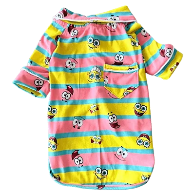 Pijama para Cachorros Bob Esponja e Patrick