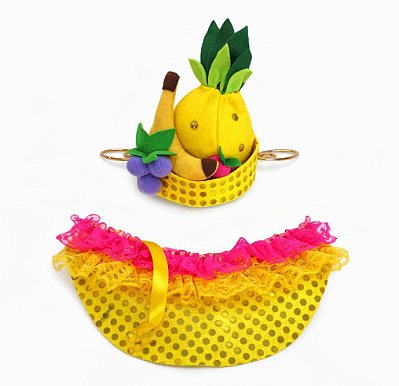 Fantasia para Cachorros e Gatos Carmen Miranda