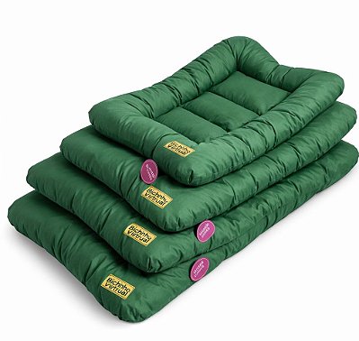 Almofada Impermeável Verde Bandeira para Cachorros