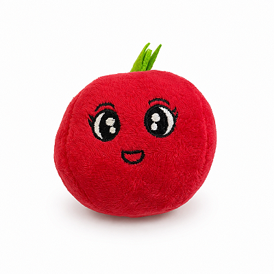 Brinquedo para Cachorros Pelúcia Tomate