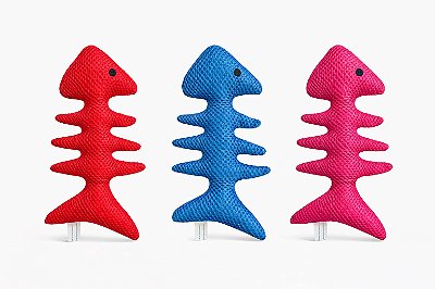 Brinquedo para Gatos Peixe com Catnip