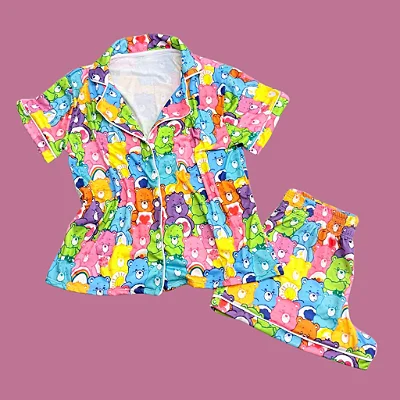 Pijama Feminino Ursinhos Carinhosos Arco-Íris