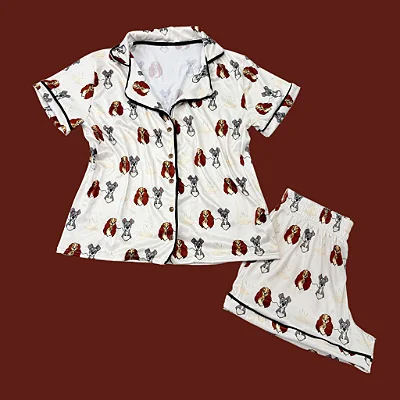 Pijama Feminino A Dama e o Vagabundo