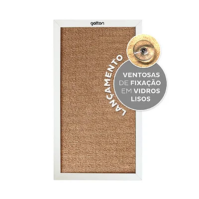 Arranhador para Gatos RonRock Slim Plug Branco com Ventosas