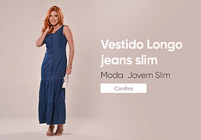 vestido longo slim