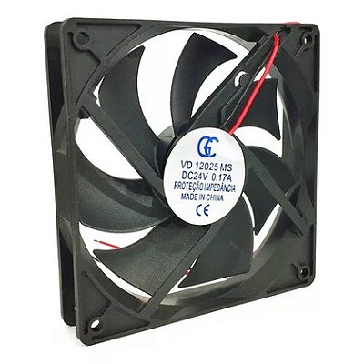 Micro Ventilador Cooler Ventoinha 120x120x25mm 12x12CM 12V