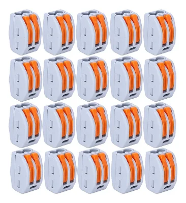 Conector Borne Cinza Emenda Engate Rápido 4mm 2 Fios