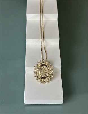 Colar Medalha Aparecida
