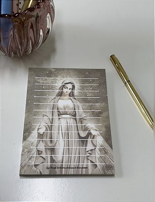 Bloco de notas: Nossa Senhora das Graças