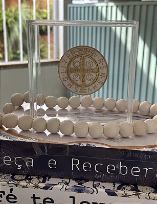 Medalha São Bento em Caixa de Acrílico