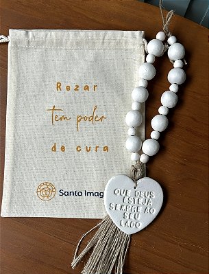 Terço Dezena - frase: Que Deus esteja sempre ao seu lado