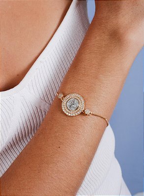 Pulseira medalha São Bento