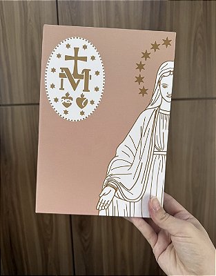 Caixa-Livro Nossa Senhora das Graças Medalha Milagrosa