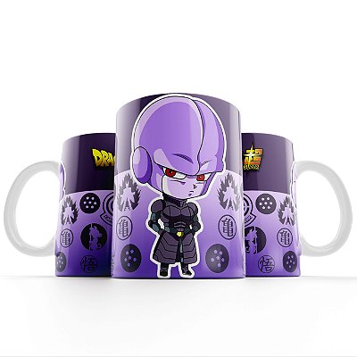 Caneca Xícara Dragon Ball Z Hit Personagens M16 325ml