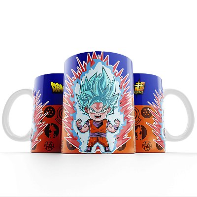 Caneca Xícara Dragon Ball Z Goku Personagens M05 325ml