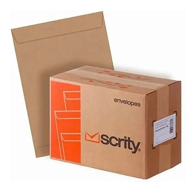 Envelope Saco Kraft Natural 26x36cm 80g SKN036 SCRITY 250un