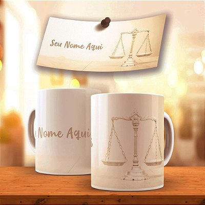 Caneca Advocacia com Seu Nome 325ml