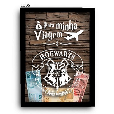 Quadro Cofre Viagem à Hogwarts LDQC17