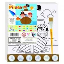 ART KITS TELA PINTA PIRATA 25X25