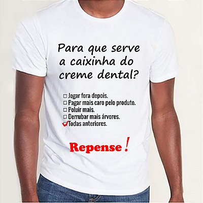 Camiseta "Para Que Serve (...)".
