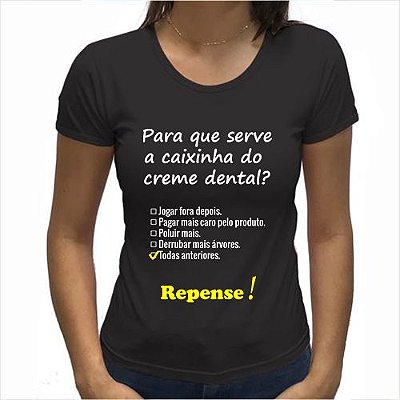 Camiseta "Para Que Serve (...)".