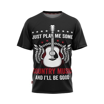 Camiseta Masculina Country Cowboy Music