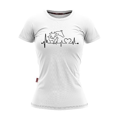 Baby Look Country Cowboy Cowgirl Bate Coração