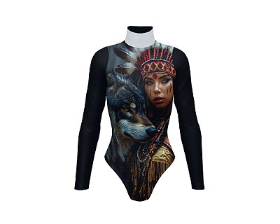 Body Manga Longa Country Cowgirl India