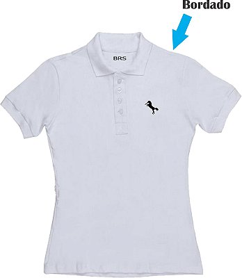 camisa polo com simbolo do cavalo