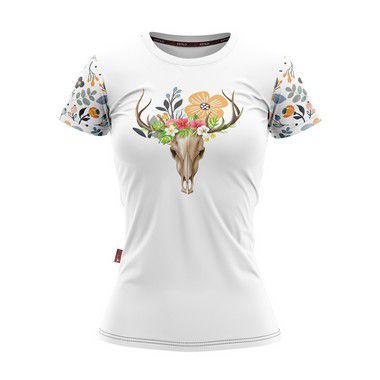 Baby Look Moda Country Cowgirl Ox Head