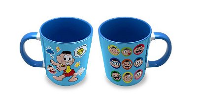 Caneca Porcelana 300ml Cascão Monimoji - Turma da Mônica