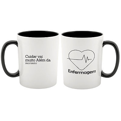 Caneca Personalizada Enfermagem Com Nome