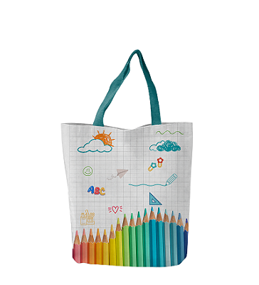 Bolsa Sacola Lápis de Cor Modelo:Sem Frase