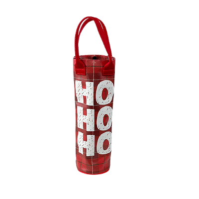 Bag Vinho Xadrez Hohoho Natal