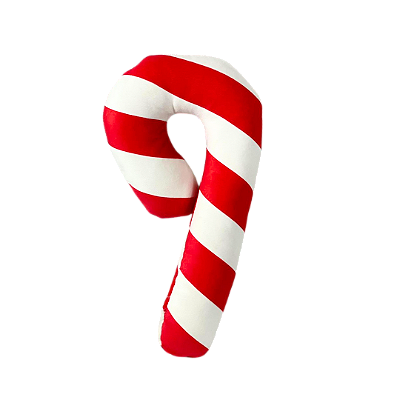 Almofada de Natal Formato Bengala Presente