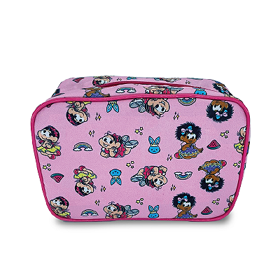 Necessaire Retangular Amigas Princesas - Turma da Mônica