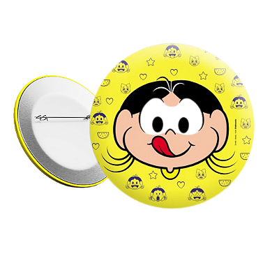 Button Infantil Magali Monimoji - Turma da Mônica