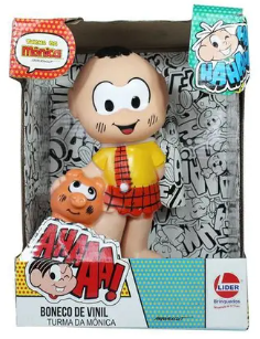 Boneco de Vinil Cascão 22cm - Turma da Mônica Colecionável