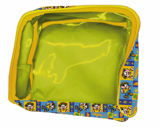 Necessaire com Visor Chico Bento Goiabeira – Turma da Mônica | Organize com Charme e Estilo