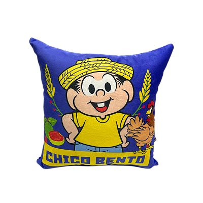 Almofada 35x35 Chico Bento Goiabeira - Turma da Monica