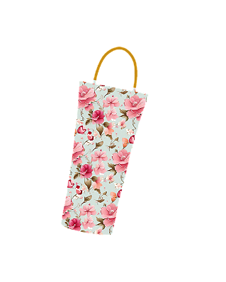Bag de Vinho Flores Rosas