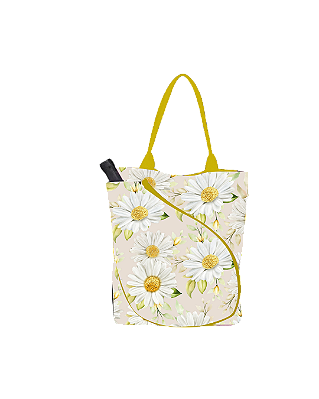 Bolsa Sacola Raqueteira Esportiva Margaridas