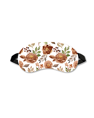 Tapa Olho Floral Mocha