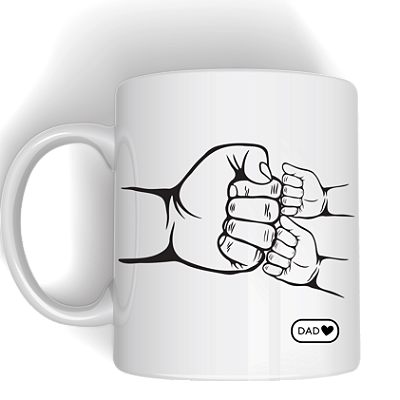 Caneca Super Pai de Dois 325ml