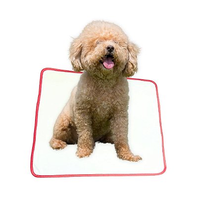 Tapete Higiênico Lavável Para Pet - Conforto e Praticidade Tamanho / Cor:Vermelho P