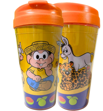 Copo Bucks Acrilico Goiabeira 470ml Chico Bento
