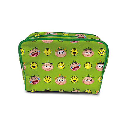 Necessaire Retangular Cebolinha Monimoji - Turma da Mônica