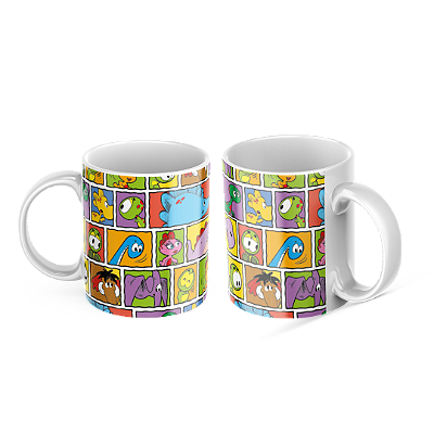 Caneca Porcelana 325ml Horácio Quadrinhos - Turma do Horácio